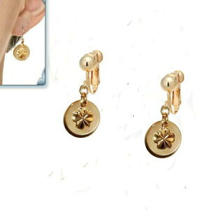 四葉のクローバー イヤリング フラワー 花 蝶貝 パール シェル イアリング 揺れる レディース 母の日 贈り物