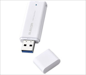 �V�i�݌� �G���R�� �O�t��SSD 500GB �|�[�^�u�� USB 5Gbps / USB3.2�iGen2�j�Ή� ���^ �L���b�v�� �z���C�g ESD-EMC0500GWH