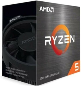 AMD Ryzen 5 5600X �������K���ʕi with Wraith Stealth cooler 3.7GHz 6�R�A / 12�X���b�h 35MB 65W 100-100000065BOX