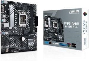 ASUS �������K�i INTEL ��12���� CPU ( LGA1700 ) �Ή� H610 �`�b�v�Z�b�g mic-ATX �}�U�[�{�[�h PRIME H610M-A D4
