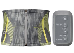 SIXPAD Power suit Core Belt M�T�C�Y �O���[ �yHOME GYM�Ή����f���z �V�b�N�X�p�b�h �p���[�X�[�c �R�A�x���g �R���g���[���[�t��