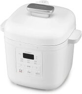 アイリスオーヤマ 電気圧力鍋3L KPC-REMA3-W オフホワイト 圧力調理でいつもの食卓を楽しく、おいしく 5…
