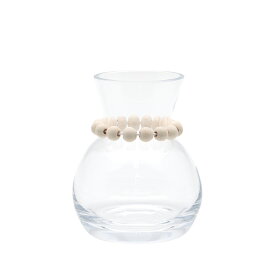 アーリッカ Aarikka クプラ ミニベース （エクリュ×クリア） Kupla mini vase glass B7651 C008 U008 White Ecru 花瓶 ガラス アアリッカ プレゼント フラワーベース インテリア雑貨 北欧雑貨 かわいい おしゃれ ギフト対応 タグなし