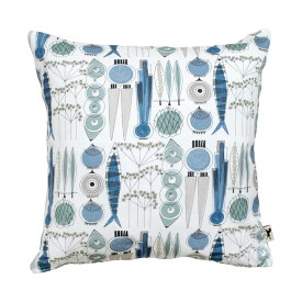 アルメダールス Almedahls ピクニック クッションカバー 47x47cm （ブルー×ベージュ） 101929 0026 Picknick Cushion Cover ファブリック インテリア おしゃれ かわいい 北欧 プレゼント 雑貨 ギフト対応 【送料無料(一部地域を除く)】