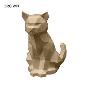 アスククリエイティブ Ask Creative 雑種ネコ （4色） Mixed Cat ペーパークラフト 置き物 置物 フィギュア 3D プレゼント 手作り DIY ねこ ギフト対応 【メール便なら送料無料】