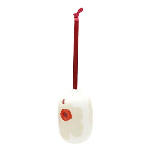�}�����b�R marimekko �E�j�b�R �I�[�i�����g�i�z���C�g×�x�[�W���j 074598 74598 138 Unikko Collectible ornament �I�u�W�F �N���X�}�X ���� �ԕ� ���� �k�� �G�� ������� �C���e���A�G�� �y���������z