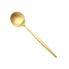 クチポール Cutipol ムーン デザートスプーン （マットゴールド） MO GB 08 MOON Matte Gold Dessert Spoon 168mm カトラリー スプーン キッチン雑貨 北欧 ポルトガル プレゼント ギフト対応 【メール便なら送料無料】