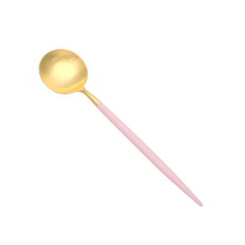 クチポール Cutipol ゴア デザートスプーン （ピンク×ゴールド） PGO GB 08 GOA Pink Gold Dessert Spoon 178mm カトラリー スプーン キッチン雑貨 北欧 ポルトガル プレゼント ギフト対応 【メール便なら送料無料】