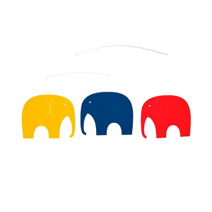 tXebh r[ FLENSTED mobiles Gt@g p[eB[ iu[×bh×CG[j 071 Elephant Party ]E  CeA V  ݂艺 k G 킢 Ԃ oYj 