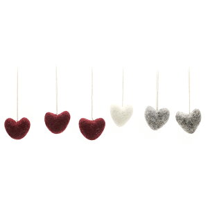 OC Ah Vt Gry & Sif r ~j n[g NX}X I[ig 6Zbg i~bNXJ[j 11129 Mini Hearts Christmas Set of 6 tFg nhCh  ftH heat S ~j`