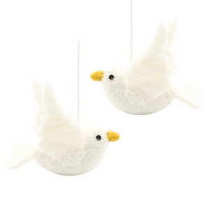 OC Ah Vt Gry & Sif r s[X Iu _ I[ig 2Zbg izCgj 12021 Peace Doves Set of 2 tFg nhCh  ftH  a̔ ~j`A CeA