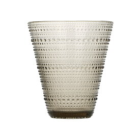 イッタラ Iittala カステヘルミ ベース （リネン） 15.4cm 1051614 Kastehelmi Vase 154mm linen フラワーベース 花瓶 ガラス ベージュ おしゃれ 北欧 プレゼント インテリア ギフト対応 【送料無料（一部地域を除く）】