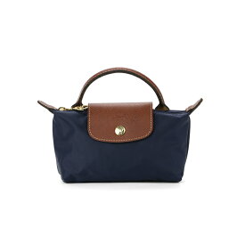 ロンシャン LONGCHAMP ル・プリアージュ オリジナル ハンドル付きポーチ （マリン） 34175 089 P68 LE PLIAGE ORIGINAL POUCH WITH HANDLE ネイビー 紺 ナイロン プレゼント バッグインバッグ おしゃれ かわいい ギフト対応 【送料無料】