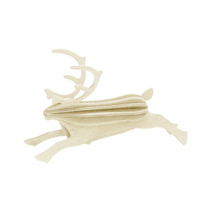 ロヴィ lovi トナカイ 12cm (2色) REINDEER 鹿 レインディア グリーディングカード 組み立て 3D オーナメント かわいい おしゃれ クラフト フィンランド プレゼント 白樺 置物 オブジェ 北欧 イン
