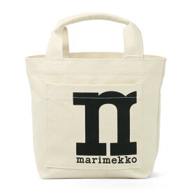 マリメッコ marimekko モノ ミニ トートバッグ （コットン） 091979 100 Mono Mini Tote Solid Bag ロゴ シンプル ハンドバッグ バッグ レディース かわいい おしゃれ 北欧 プレゼント ギフト対応 【送料無料】