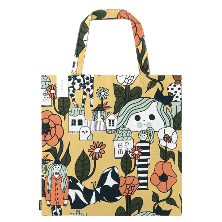 楽天市場】マリメッコ marimekko マリキュラ ファブリックバッグ  