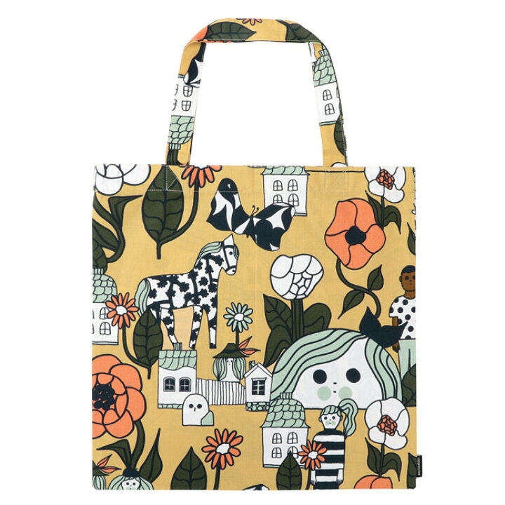 楽天市場】マリメッコ marimekko マリキュラ ファブリックバッグ 