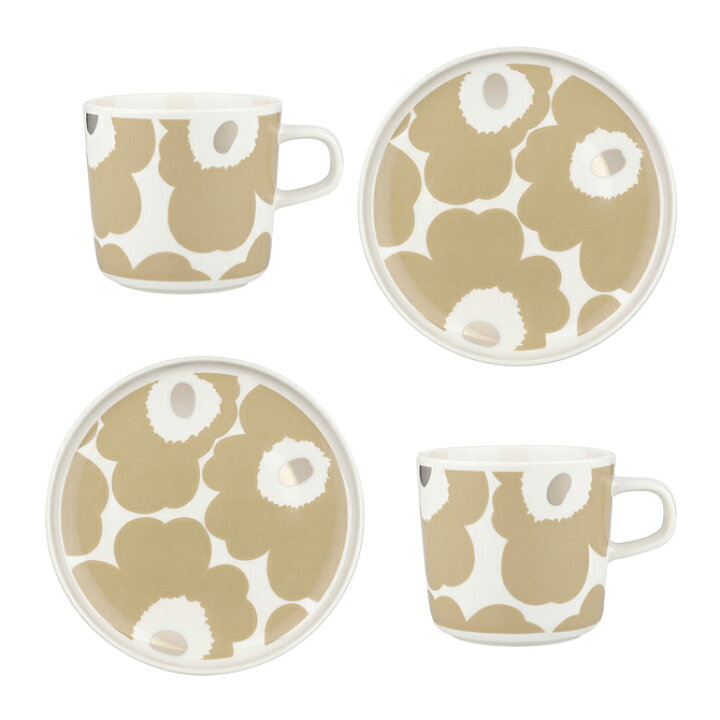 楽天市場】マリメッコ marimekko ウニッコ カップ＆プレートセット 