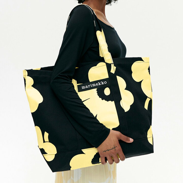 楽天市場】マリメッコ marimekko ウニッコ トートバッグ （ブラック 