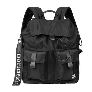 �}�����b�R marimekko �G�u���V���O �\���b�h �o�b�N�p�b�N L �i�u���b�N�j 091198 009 Everything Backpack L Solid �����b�N�T�b�N ���f�B�[�X ���΂� �o�b�O �J�o�� ���s ���킢�� ������� �k�� �v���[
