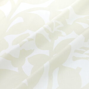 マリメッコ marimekko ファブリック 生地 グリーングリーン (111 ホワイト×オフホワイト) 10cm単位カット販売 074196 74196 111 Cotton Fabric Green Green マリメッコ生地 総柄 植物 DIY 布 花柄 フラワー 綿