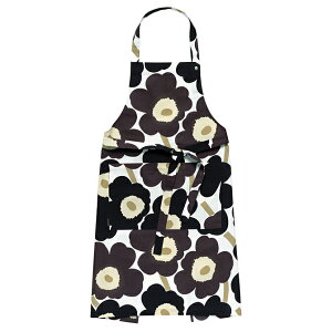 �}�����b�R marimekko �s�G�j�E�j�b�R �G�v���� �i�z���C�g×�_�[�N�O���[×�x�[�W���j 075550 75550 819 Pieni Unikko Apron �ԕ� �E�j�b�R �L�b�`���G�� ���� �k�� �v���[���g ���f�B�[�X �O�|�� ������