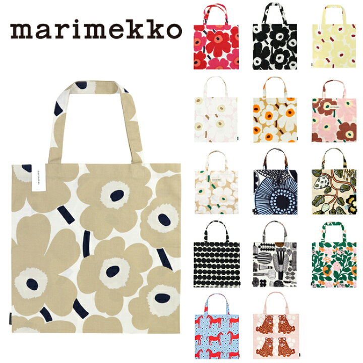 楽天市場】マリメッコ marimekko ファブリックバッグ 44x43cm （15 