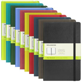 モレスキン MOLESKINE クラシック ノートブック プレーン（無地） ラージ ハードカバー / 13.0x21.0cm（10色） CLASSIC NOTEBOOKS HARD COVER PLAIN LARGE