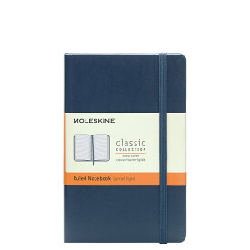 モレスキン MOLESKINE クラシック ノートブック ルールド（横罫）ポケット ハードカバー 9.0x14.0cm（10色） Classic Notebook Hard Cover Ruled Pocket 事務用品 ステーショナリー メモ帳 文房具 オフィス シンプル ビジネス ギフト対応 【メール便なら送料無料】