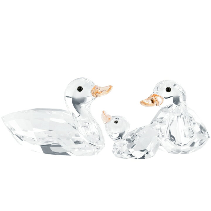 楽天市場】スワロフスキー SWAROVSKI アヒル 3匹セット （クリア 