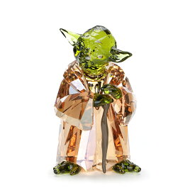 スワロフスキー SWAROVSKI スターウォーズ マスター ヨーダ （グリーン×ブラウン） 5393456 STAR WARS Master Yoda クリスタル ガラス インテリア プレゼント フィギュア 置物 ギフト対応 【送料無料】