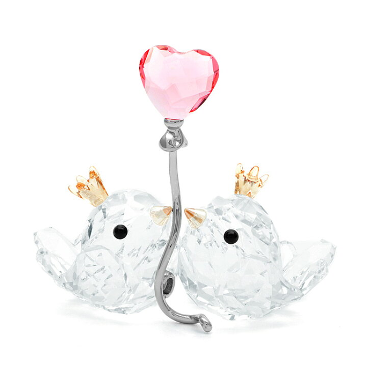 楽天市場】スワロフスキー SWAROVSKI フィギュリン ラブバード ピンク 