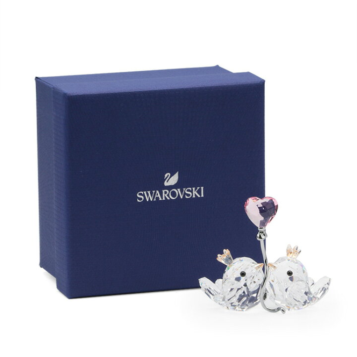 楽天市場】スワロフスキー SWAROVSKI フィギュリン ラブバード ピンク 