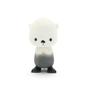 トコトコアニマルズ トコトコラッコ フィギュア (2色) TTA1001 トコアニ ハンドメイド 手作り デフォルメ 動物 ミニチュア 置物 置き物 インテリア雑貨 かわいい おしゃれ 北欧 プレゼント