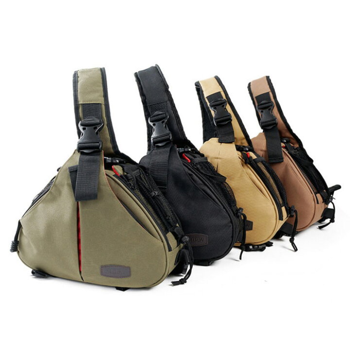 楽天市場 三角カメラバッグ 防水布採用一眼レフケース デジタル一眼レフカメラ用 スリングバッグ 斜め掛け ショルダーバック アクセサリー カメラケース ショルダー 一眼レフカメラ バック 一眼レフ おしゃれ カメラバック ワンショルダー カメラ バッグ Alw Cbag K1