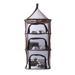 ハンギング ドライネット メッシュ素材 折りたたみ 4層 アウトドア キャンプ ピクニック 収納 乾燥 ◇ALW-DRYER-NET | 省スペース 収納ケース 吊り下げ 吊り下げ収納 袋 ふくろ 入れ物 ネット ネ