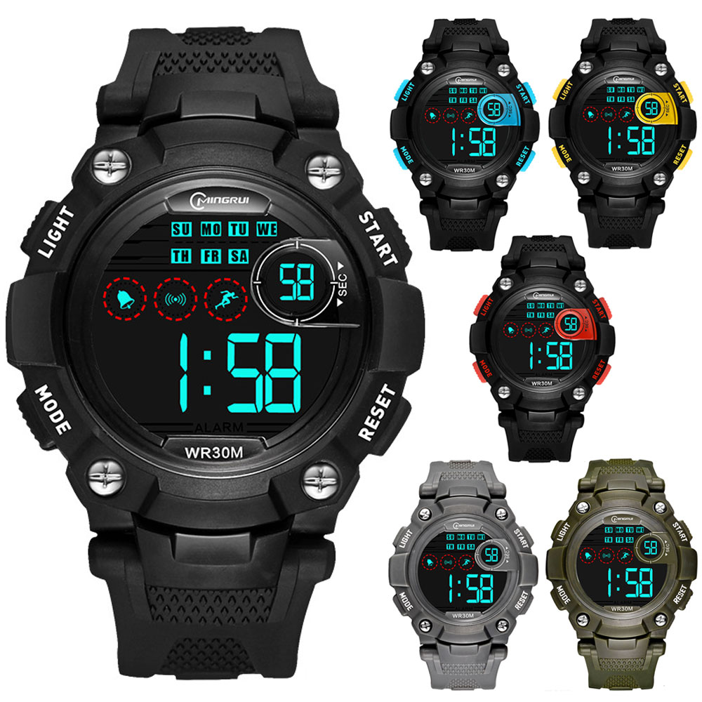 驚きの価格が実現！ HONHX 腕時計 ダイバーズウォッチ デジタル腕時計 新品 3気圧防水