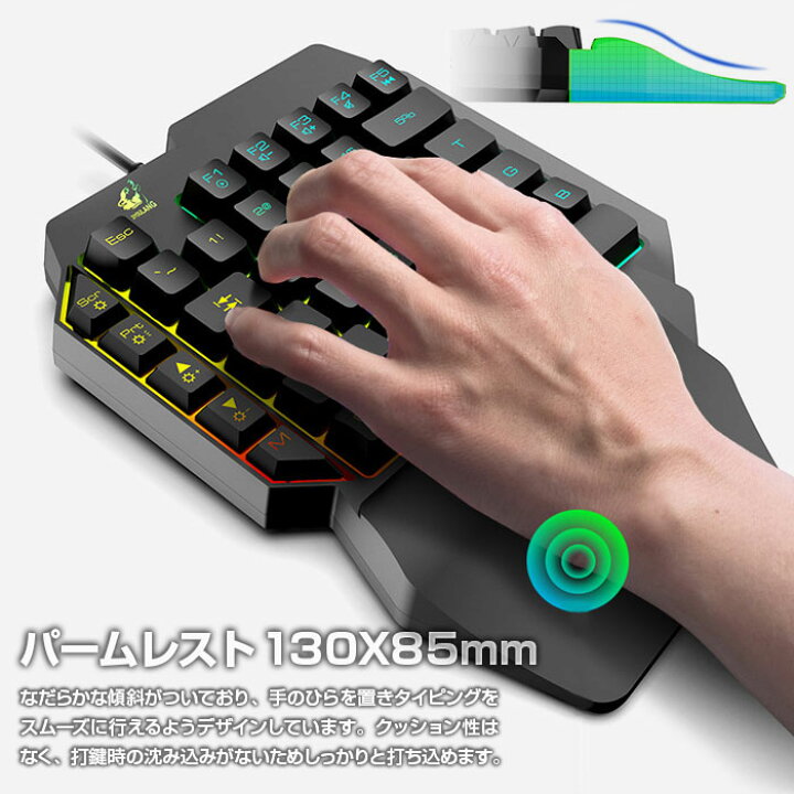 楽天市場 左手用 ゲーミングキーボード 39キー 片手 左手デバイス ゲーミングキーパッド Fps オンラインゲーム Rgb バックライト搭載 Alw Kb K15 キーボード ゲーミング ゲームキーボード ゲーム ゲーム用キーボード プレゼント パソコン Pc おしゃれ 誕生日 パソコン