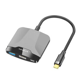Type-C to HDMI 変換アダプター HDMI USB3.0 PD タイプC 4K対応 ドック代わりに USB-C HDMI出力 ◇ALW-HU004【メール便】