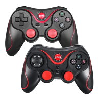 ワイヤレス コントローラー ゲームパッド PC X-input PS3 PS4 Android iOS 13.0以上 対応 Bluetooth 有線…