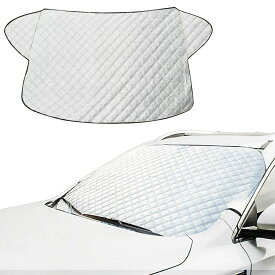 フロントガラスカバー 車用サンシェード 凍結防止シート 雪対策 霜よけ 防塵 日焼け防止 遮光断熱 撥水 折りたたみ 140×95cm ◇ALW-F4319 | 車 くるま クルマ 車用品 カー用品 便利 便利グッズ フロントカバー フロントガラス 凍結防止 グッズ フロントガラス凍結防止