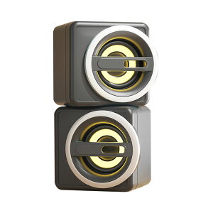 PCスピーカー USB給電式 3.5mmオーディオ入力 PC スピーカー RGB LEDライト付き パソコン アクセサリー 周辺機器 コンパクト シンプル ◇ALW-EZEEY-K1