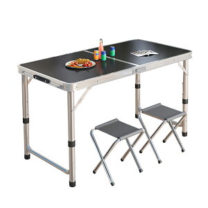 AEghA e[u`FAZbg V120×60cm ܂ e[u CX2r 3_Zbg 3iK Lv BBQ Ԍ W[ ALW-LD-120