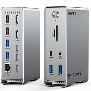 Macbook Pro/Airp 14-IN-2 hbLOXe[V Type c Dock 3ʃ[h gvfBXvCΉ MST@\ 4K 60Hz HDMI|[g 100Wo 10Gbps USB-A|[g USB