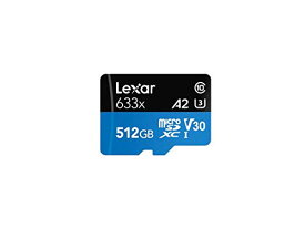 Lexar High-Performance 633x microSDXC 512GB LSDMI512BB633A SD変換アダプター付属 正規輸入品日本国内5年保証