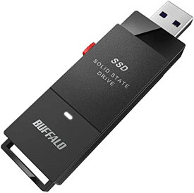 バッファロー SSD 外付け 1.0TB 小型 コンパクト ポータブル PS5/PS4対応(メーカー動作確認済) USB3.2Gen1 ブラック SSD-PUT1.0U3-B/N