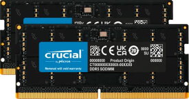 Crucial ノートPC用増設メモリ 64GB(32GBx2枚) DDR5 4800MT/s(PC5-38400) CL40 SODIMM 262pin 国内正規代理店品 CT2K32G48C40S5