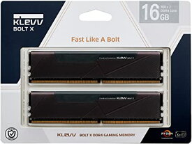 KLEVV デスクトップPC用ゲーミング メモリ PC4-25600 DDR4 3200 8GB x 2枚 288pin BOLTX シリーズ SK hynix製 メモリチップ採用 KD48GU880-32A160U