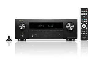 デノン Denon AVR-X580BTK 5.2ch AVサラウンドレシーバー 8K Ultra HD、HDR10+、 eARC対応/ブラック