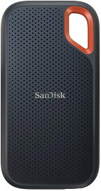 SanDisk SSD 外付け 4TB USB3.2Gen2 読出最大1050MB/秒 防滴防塵 SDSSDE61-4T00-GH25 エクストリーム ポータブルSSD V2 Win Mac PS4 PS5 エコパッケージ 3年保証
